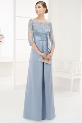 ice blue mother of the bride dresses