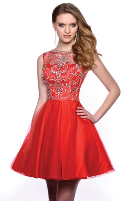 Red Short Prom Dresses - Short Prom Dresses - UCenter Dress