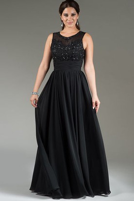 Plus Size Mother Of The Bride Dresses Groom S Ucenter Dress Scoop Neck Lique Top Chiffon Long Mother Of The Bride Dress With Crystal Details