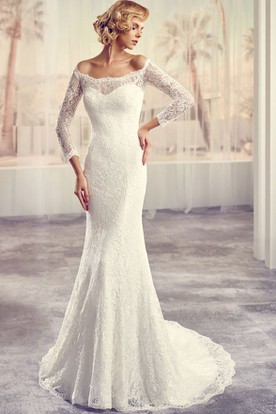 Off Shoulder Mermaid Wedding Dresses Ucenter Dress
