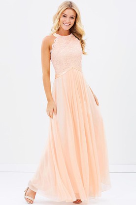Peach Bridesmaid Dresses