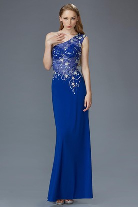 Night Moves One Shoulder Prom Dress