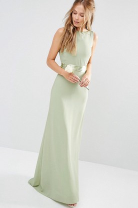 sage maid of honor dresses