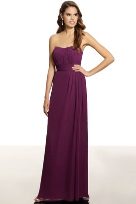 Purple Chiffon Dress