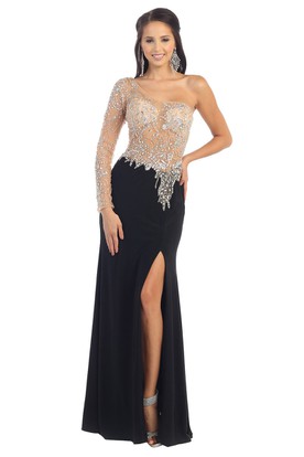 One Sleeve Formal Dresses