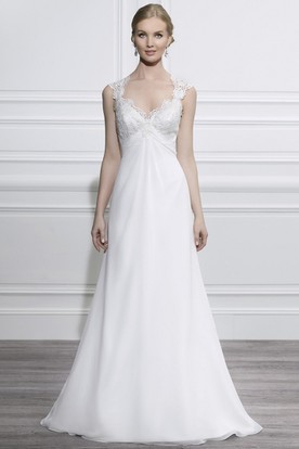 Racerback Wedding Dress