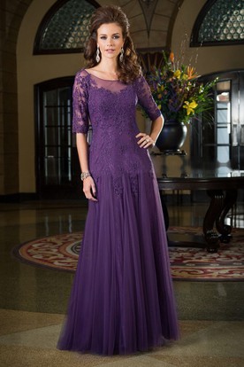 Mother of the Bride Dresses Plum Color