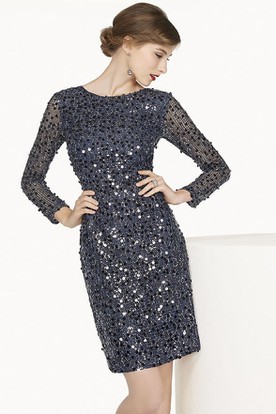 long sleeve cocktail dresses