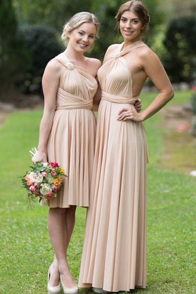 Neutral Bridesmaid Dresses
