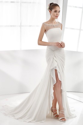 Rustic Vintage Wedding Dresses High Low