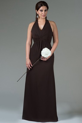 Pretty Brown Bridesmaid Dresses