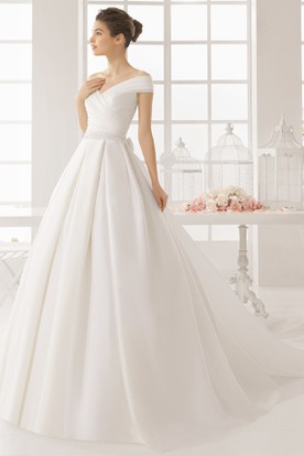 Off the Shoulder Wedding Gowns- UCenter Dress Off the Shoulder Wedding Gowns- UCenter Dress