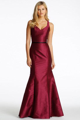 Satin Bridesmaid Dresses Color Chiffon Styles Ucenter Dress Mermaid Jeweled Stred Satin Bridesmaid Dress