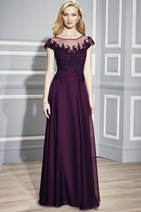 Mother of the Bride Dresses Plum Color