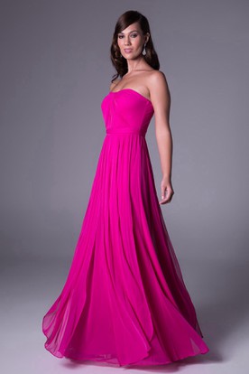 Hot Pink Bridesmaid Dresses