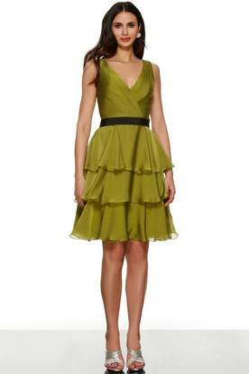 Modern Vintage Chiffon Dress