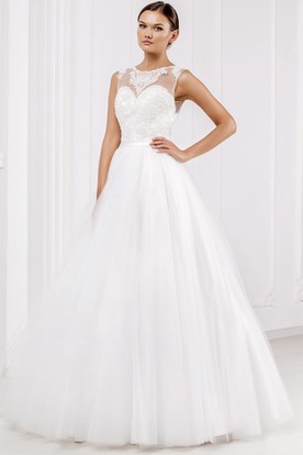 Racerback Wedding Dress