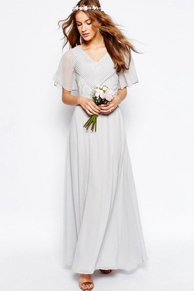 Rustic Western Long Sleeve Bridesmaids Dresses