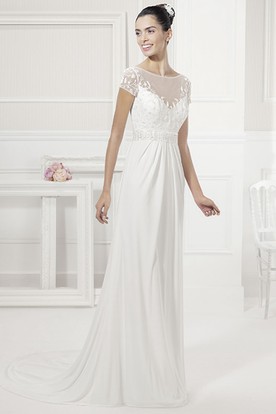 Courthouse Peplum Wedding Dresses