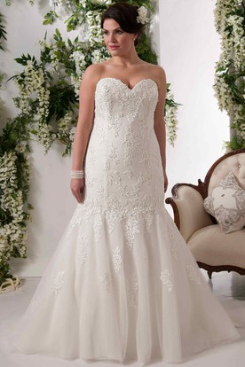 Plus Size Mermaid Wedding Dresses