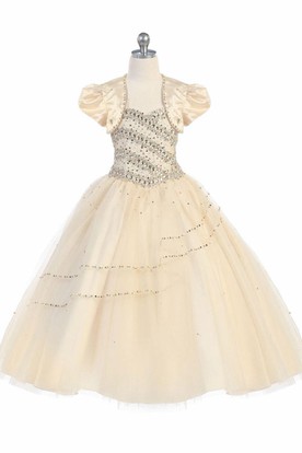 Champagne Flower Girl Dresses
