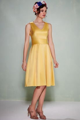 Yellow Bridesmaid Dresses