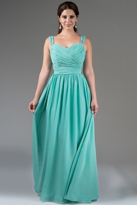 Long Turquoise Bridesmaid Dresses
