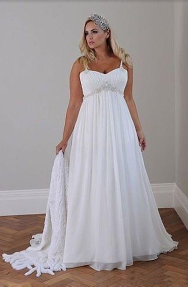 Plus Figure Maternity Bridal Dresses Big Size Pregnancy Wedding