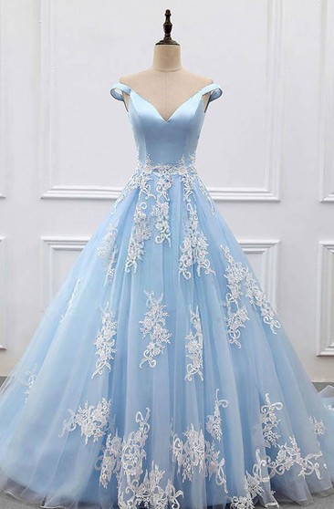 pastel blue homecoming dresses