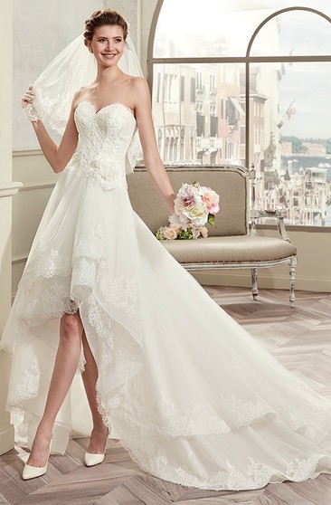 High Low Wedding Gowns Hi Lo Wedding Dresses Ucenter Dress