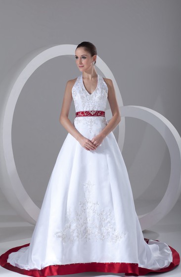 Tea Length Sweetheart Sleeveless Taffeta Wedding Dress Ucenter Dress