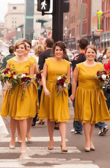 Burnt Orange Bridesmaid Dresses Fall Wedding Bridesmaid Dresses