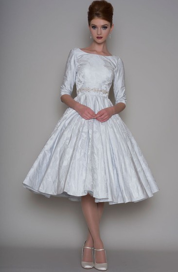 50s Style Wedding Dresses Tea Length Ucenter Dress