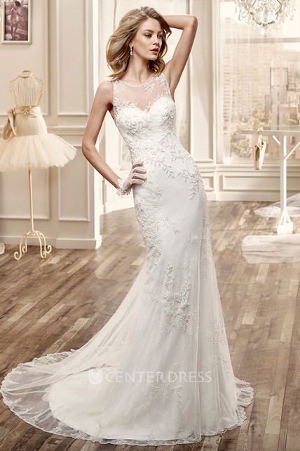 Sweetheart Cap Sleeve Wedding Dress