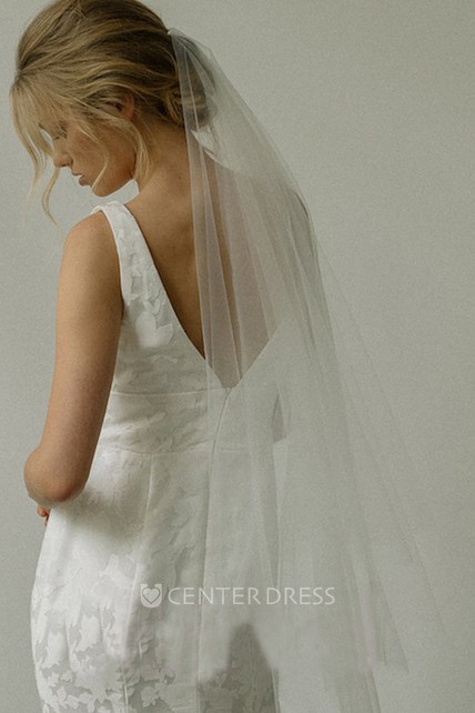 New Bride Veil Short Simple Wedding Headdress For Female Soft New Bride Veil Short Simple Wedding Headdress For Female Soft
