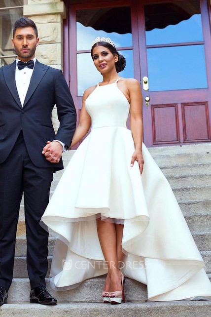 Simple Hi Lo Formal Dresses