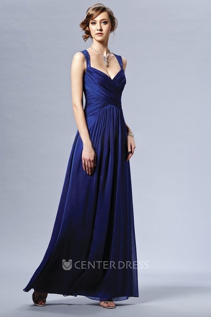 Sleeveless Taffeta Dress