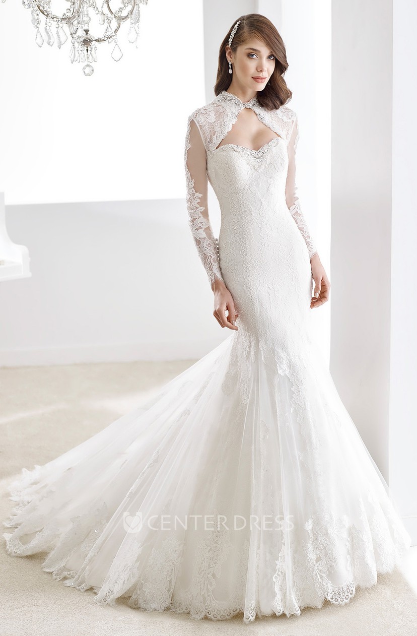 mermaid style wedding dress