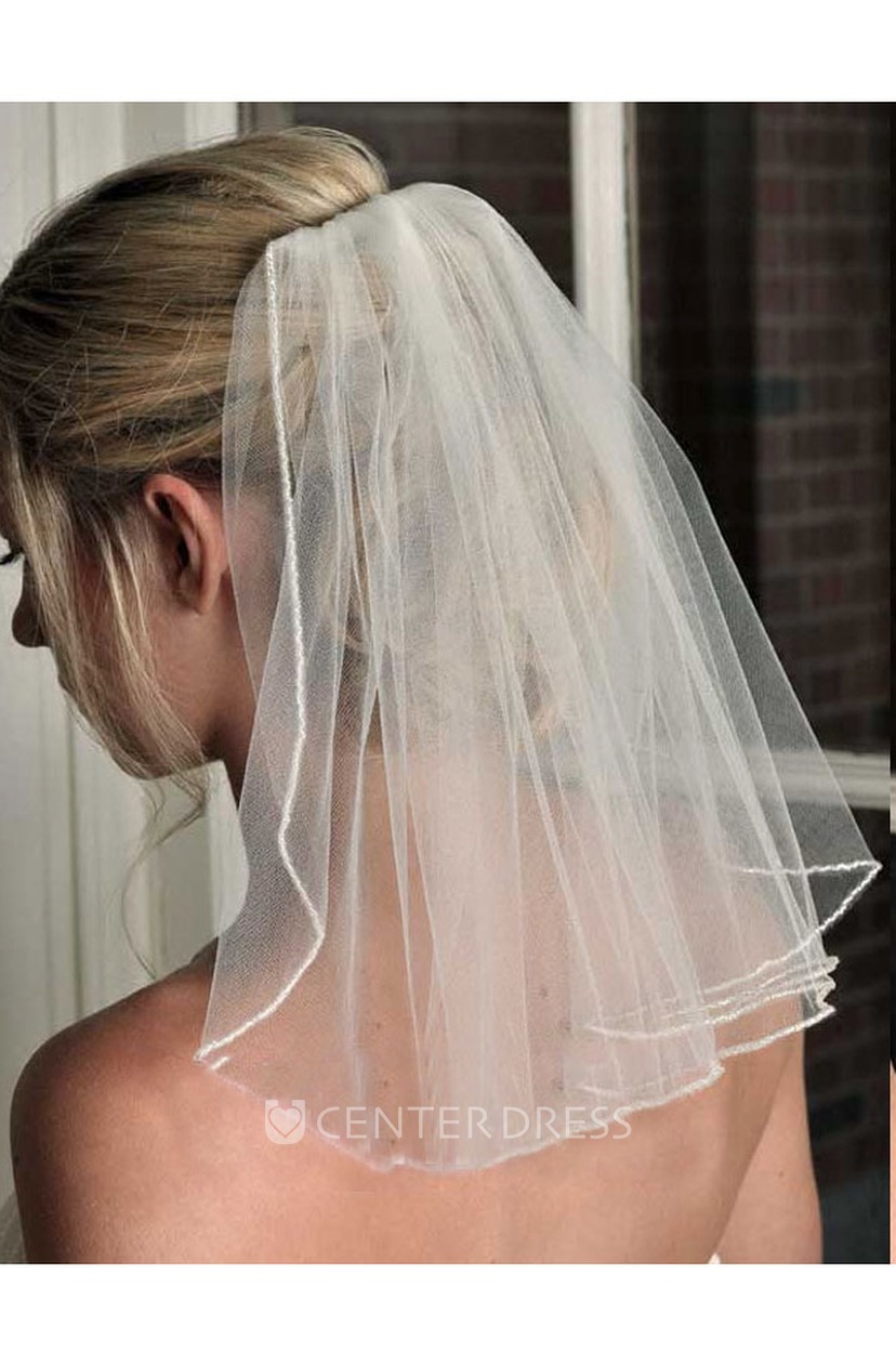 New Travel Bridal Veil Short Simple Wedding Veils Super Fairy Veil