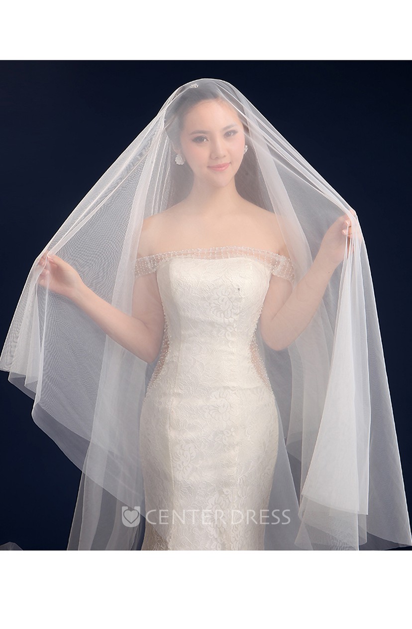 New Korean Style 3 Meters Veil Super Long Tail Tulle Veil